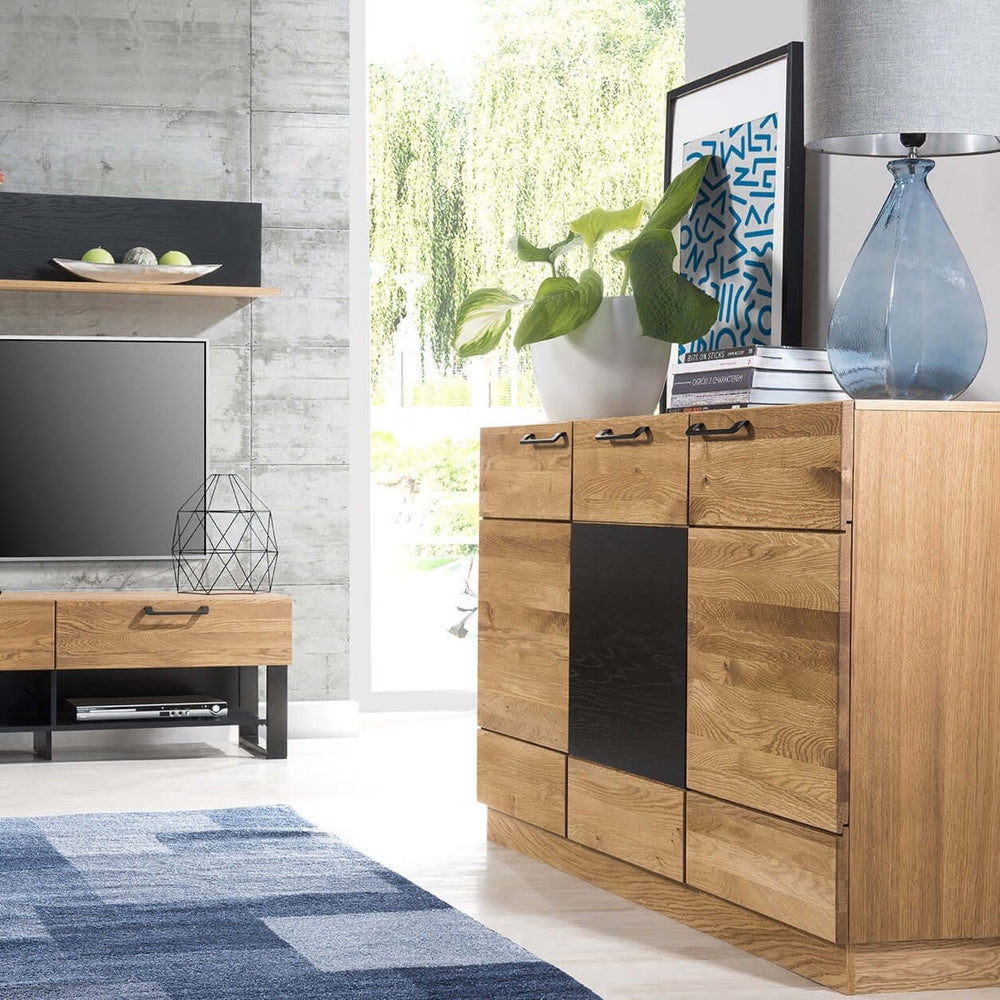 LoftStory Dressoir eikenhout Mozaik 45 150 x 42 x 90 cm.