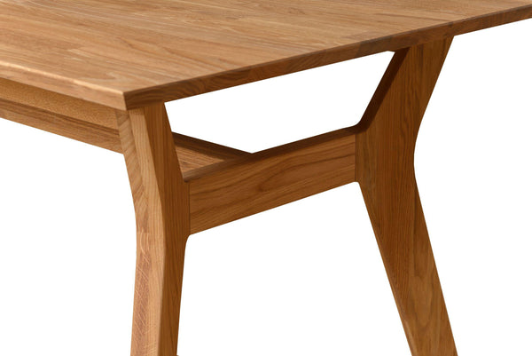 Massief eikenhouten tafel naturel nordic