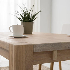 NordicStory uitschuifbare eettafel van massief eikenhout