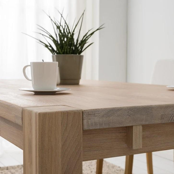 NordicStory uitschuifbare eettafel van massief eikenhout