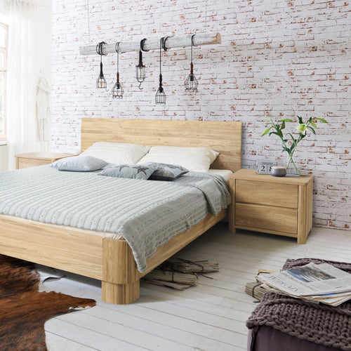 Elsa massief eiken nachtkastje, 56,5 x 44 x 47 cm | NordicStory