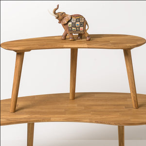 Woonkamer salontafel massief eikenhout nordico