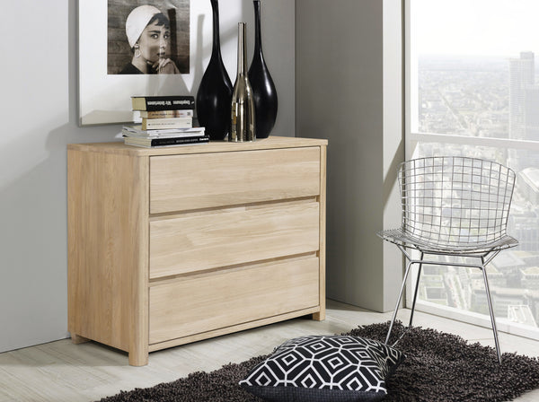 NordicStory Dressoir Ladekast in massief eikenhout 