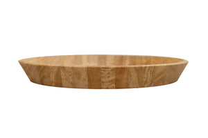 NordicStory Massief eiken rond decoratief dienblad Info Draft
