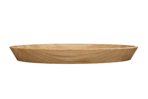 NordicStory Massief eiken rond decoratief dienblad Info Draft