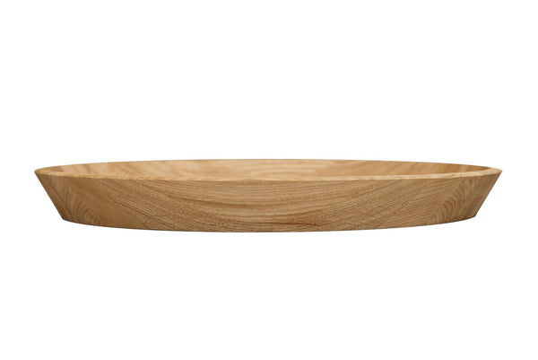 NordicStory Massief eiken rond decoratief dienblad Info Draft