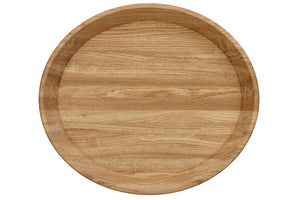 NordicStory Massief eiken rond decoratief dienblad Info Draft