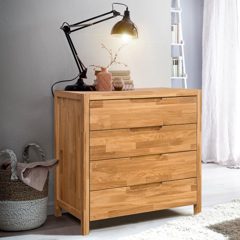NordicStory Niels ladekast Ladekast Massief hout Scandinavisch eiken 