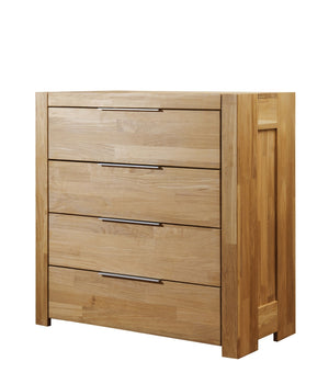 NordicStory Dressoir Ladekast in massief eikenhout