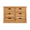 NordicStory Woonkamermeubels massief hout eiken ladekast rustieke stijl dressoir Provance