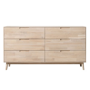 NordicStory Dressoir Ladekast in massief eiken Escandi 4 160 x 45 x 84,5 cm.