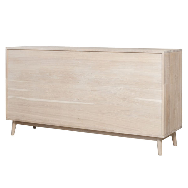 NordicStory Dressoir Ladekast in massief eiken Escandi 4 160 x 45 x 84,5 cm.