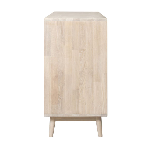 NordicStory Dressoir Ladekast in massief eiken Escandi 4 160 x 45 x 84,5 cm.