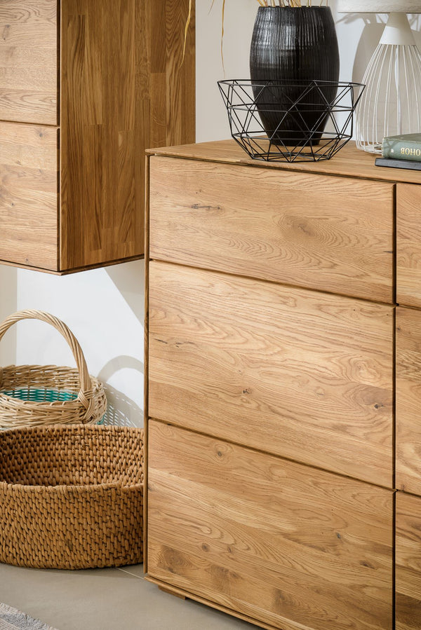 NordicStory Dressoir Ladekast in massief eikenhout
