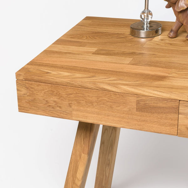 NordicStory Noords Eiken Massief Houten Bureau Noords Eiken Massief Houten Bureau 