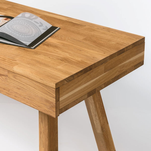 NordicStory Noords Eiken Massief Houten Bureau Noords Eiken Massief Houten Bureau 