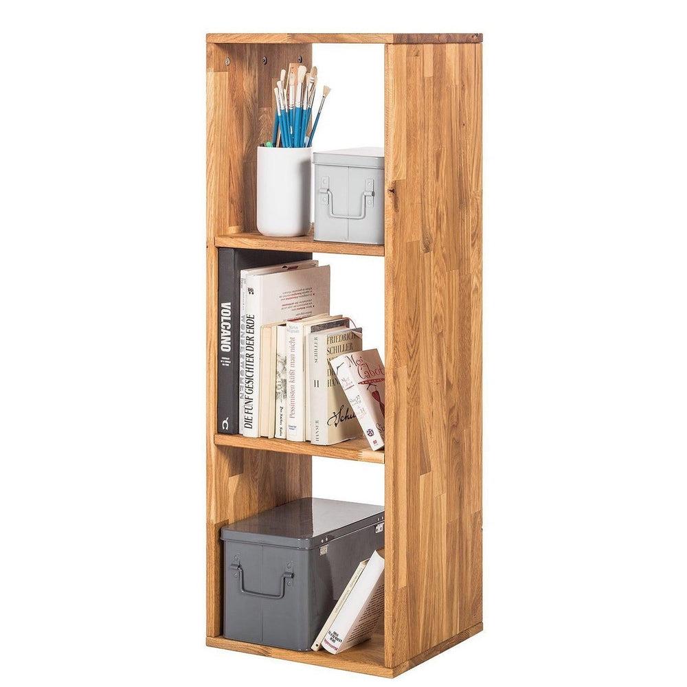 Massief eiken boekenkast Regal 3, 39 x 35 x 35 x 113 cm | NordicStory