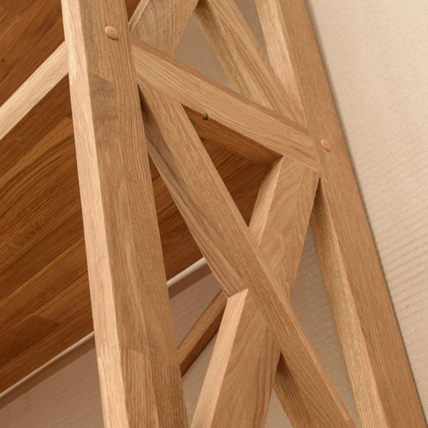 NordicStory Nordic eiken massief houten wand boekenkast Nordic eiken massief houten boekenkast 
