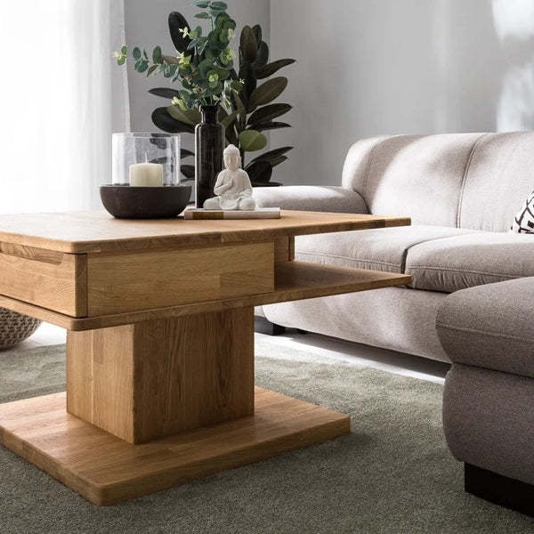 NordicStory Salontafel in massief eikenhout 