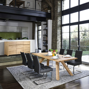 NoedicStory Dressoir Massief houten opslag eiken nordic woonkamer eetkamer