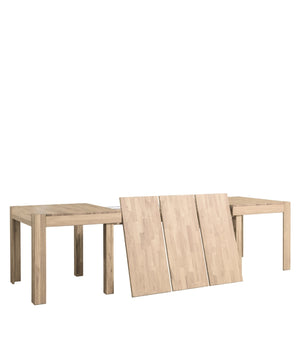 NordicStory uitschuifbare eettafel van massief eikenhout