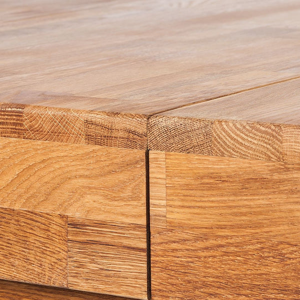 NordicStory uitschuifbare eettafel van massief eikenhout