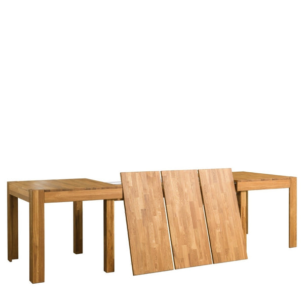 NordicStory uitschuifbare eettafel van massief eikenhout
