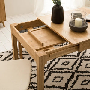 NordicStory Uitschuifbare eettafel in massief eiken Marsi Roble.Store