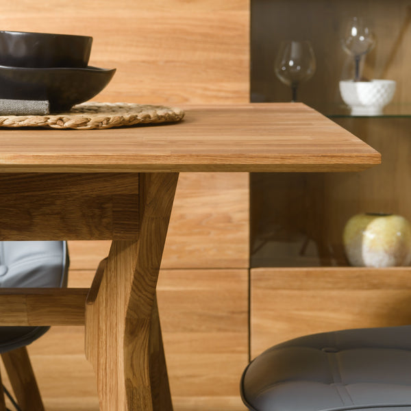 NordicStory uitschuifbare eettafel van massief eikenhout