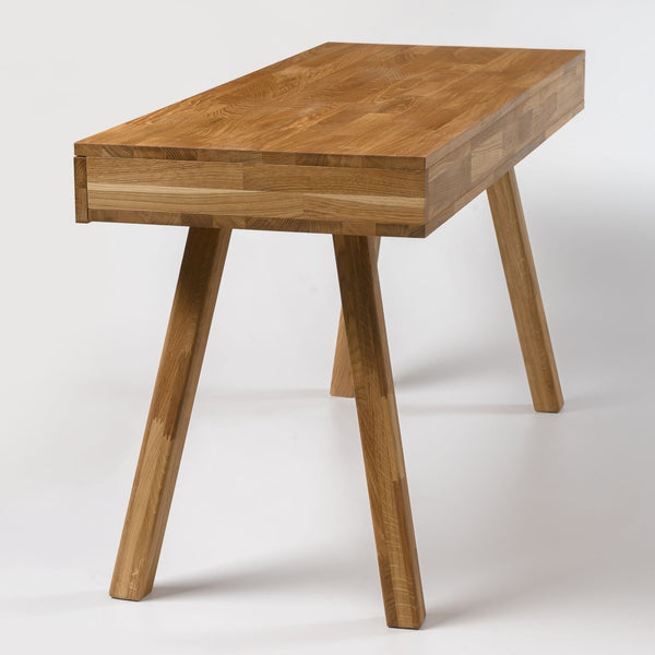 NordicStory Noords Eiken Massief Houten Bureau Noords Eiken Massief Houten Bureau 