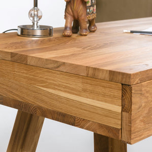 NordicStory Noords Eiken Massief Houten Bureau Noords Eiken Massief Houten Bureau 