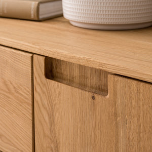 NordicStory Dressoir Ladekast in eiken massief hout