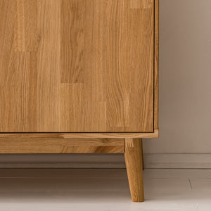 NordicStory Dressoir Ladekast in eiken massief hout