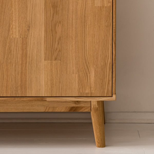 NordicStory Dressoir Ladekast in eiken massief hout