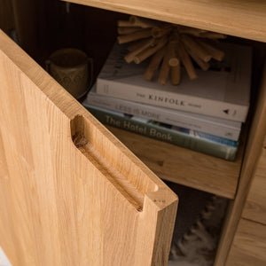 NordicStory Dressoir Ladekast in eiken massief hout
