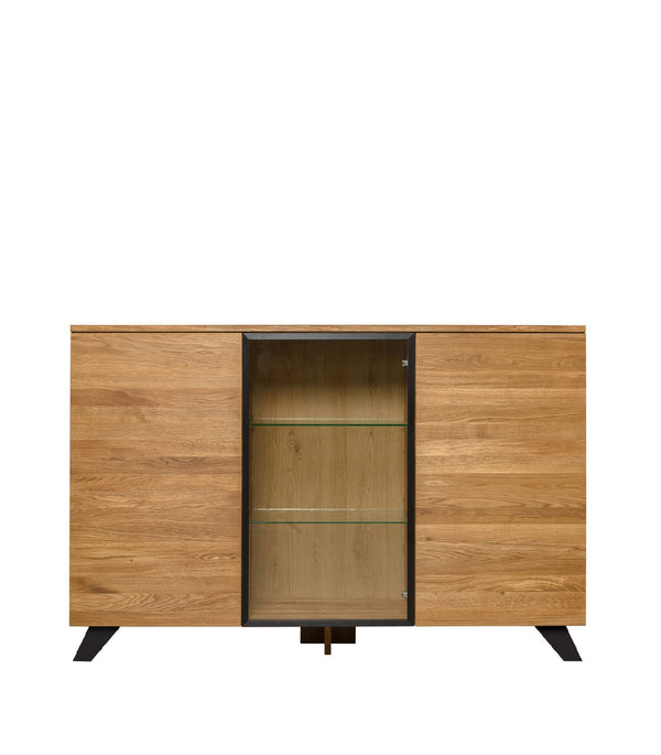 NordicStory Moritz 2 massief eikenhouten ladekast 150 x 40 x 101,9 cm.