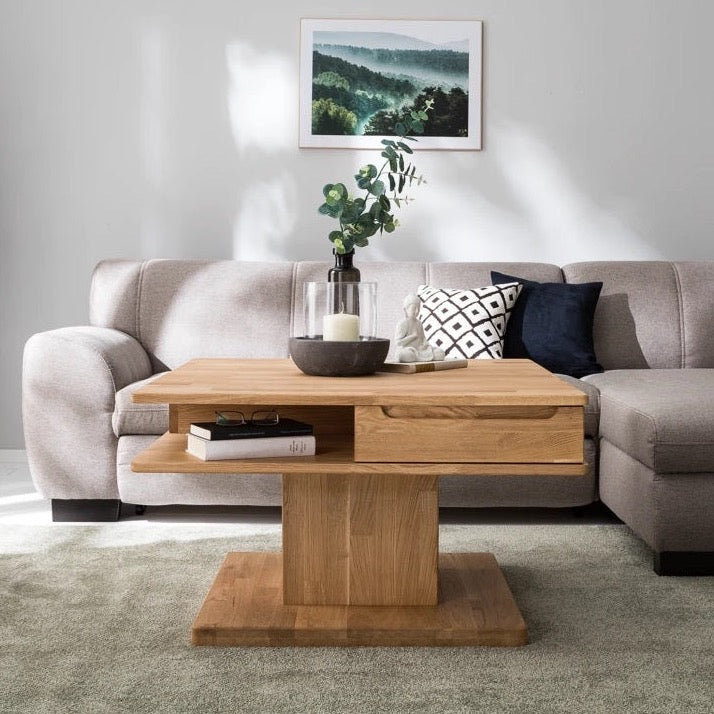 NordicStory Salontafel in massief eikenhout 