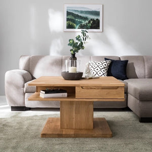 NordicStory Salontafel in massief eikenhout 
