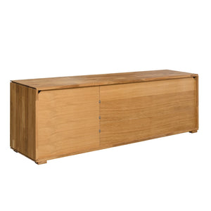 NordicStory Massief eiken tv-meubel Scandinavisch woonkamer dressoir