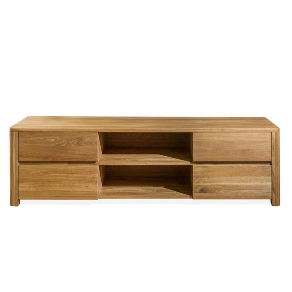 NordicStory Elsa TV-meubel 160 x 44 x 47 cm. Massief hout Eik
