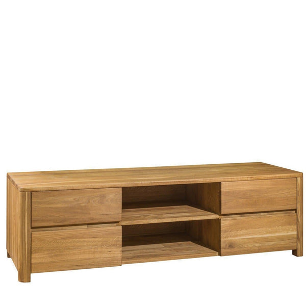 NordicStory Scandinavisch eiken massief houten TV-meubel 