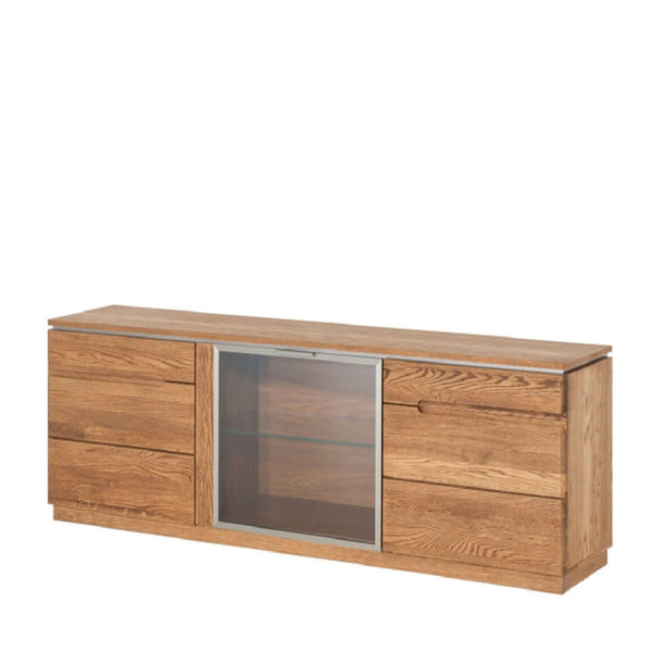 LoftStory Ladekast of TV-meubel in eiken Montenegro 26 180 x 42 x 59 cm.