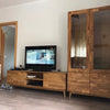 NordicStory Massief eiken TV-meubel "Escandi" 180 x 39 x 54 cm.