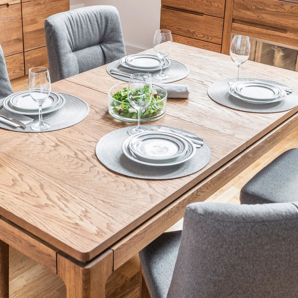 NordicStory uitschuifbare eettafel van massief eikenhout