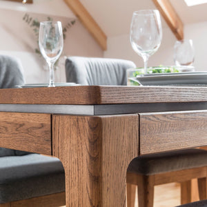 NordicStory uitschuifbare eettafel van massief eikenhout