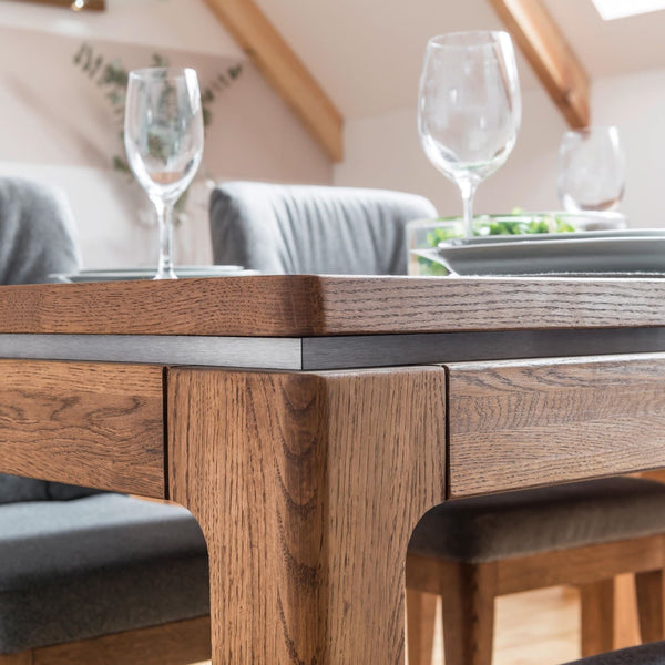 NordicStory uitschuifbare eettafel van massief eikenhout