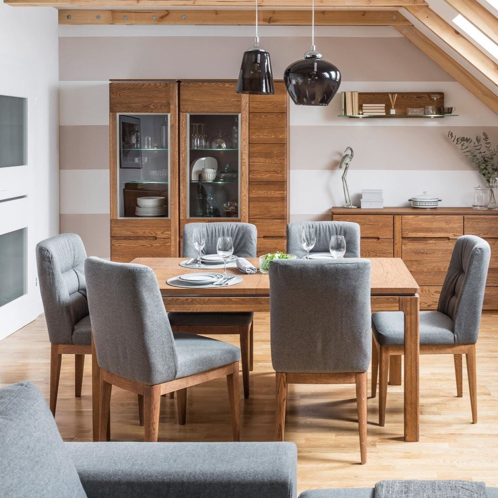 NordicStory uitschuifbare eettafel van massief eikenhout