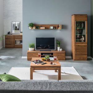 NordicStory Vierkante salontafel in massief eiken modern rustiek nordic design