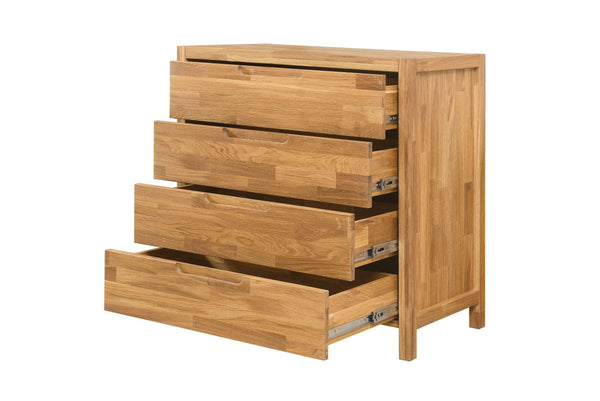 NordicStory Niels ladekast Ladekast Massief hout Scandinavisch eiken 