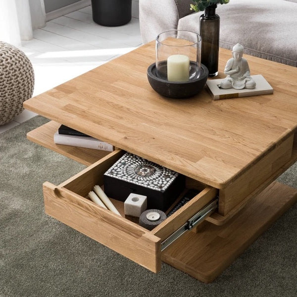 NordicStory Salontafel in massief eikenhout 